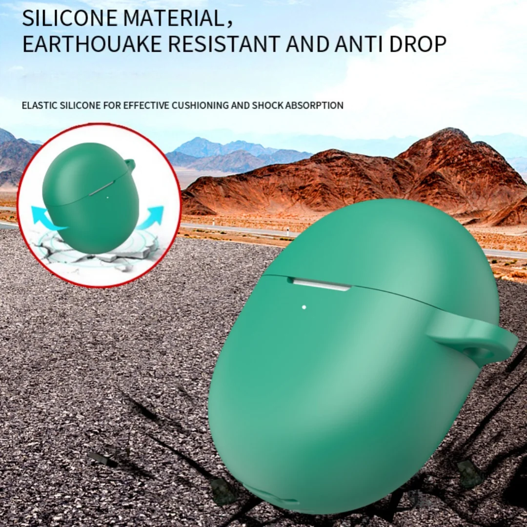 

New Silicone Earphone Case Cove for Google Pixel Buds 2A（2025）Headphone Protective Shell With Hook For Google Pixel Buds2A