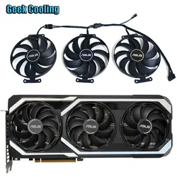 T129215SU CF9010U12D FDC10U12S9-C 3FAN 88MM 7PIN Video card cooling fan,For ASUS RTX 3060TI、RTX 3070、RTX 3080 MEGALODON