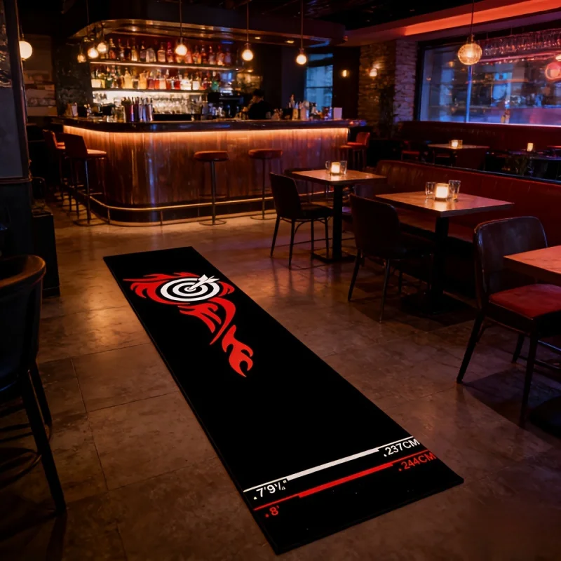 The Anti-Slip And Wear-Resistant Dart Mat Is Specially Designed For Home Bars And Game Arcades. It Is An Easy-To-Clean Dart Mat