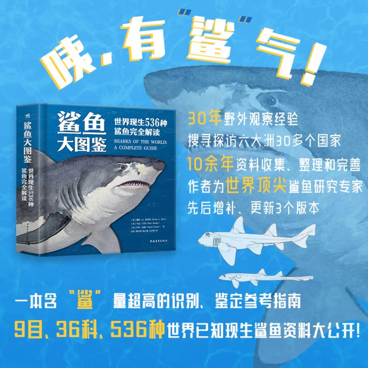 Shark Encyclopedia - A Comprehensive and Fun Book for Understanding All 536 Living Species of Sharks in the World