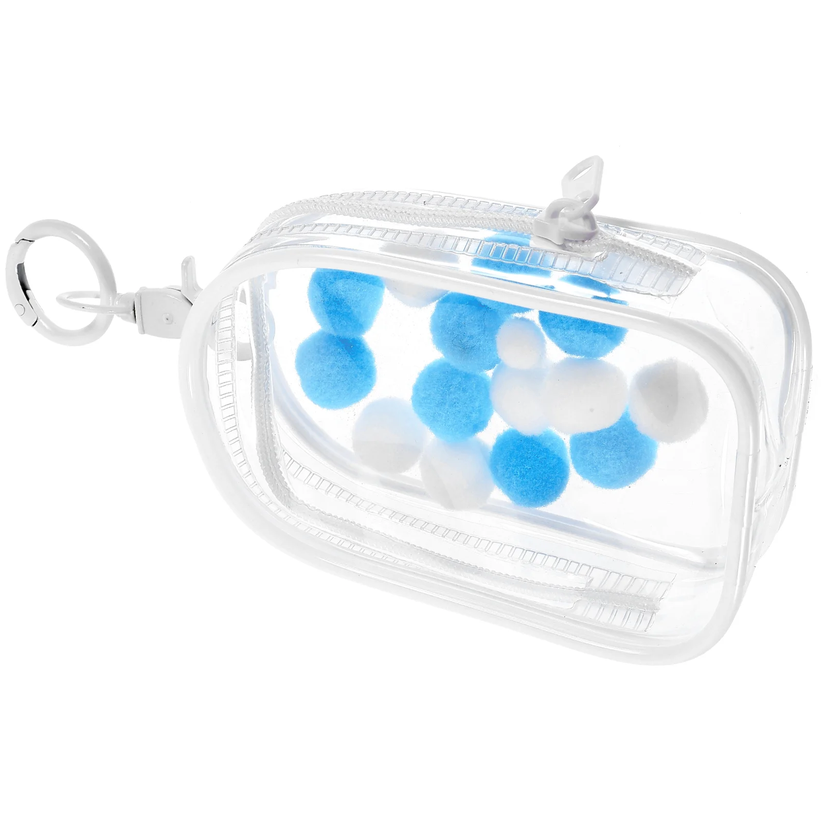 Pouch Outing Bag Camera Carrying Case Mini Figurine Display Keychain Clear Figure