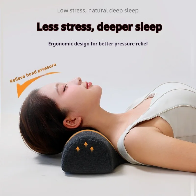Nackenkissen, Nackenkissen, zylindrischer Memory-Schaum, steife Nackenschmerzlinderung, Schlafen, Reisen, Nackenkissen für Bett, Rückenschläfer
