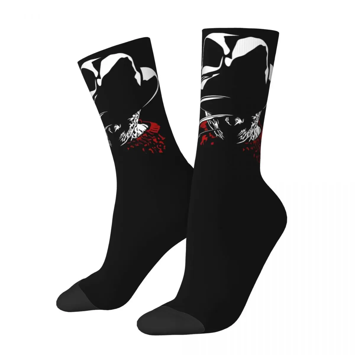 3D printing cosy Unisex Socks,Hiking Freddy Krueger Never Sleep Again Interesting Four Seasons Socks