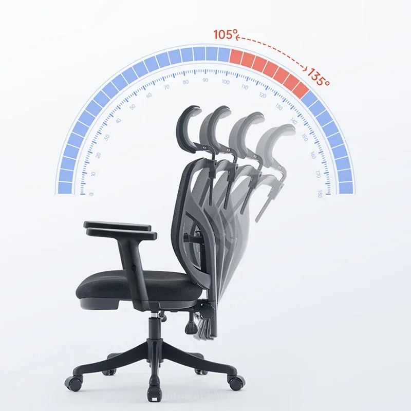 Ergonomiczne krzesło M56 Krzesło do pracy na komputerze Biuro do gier Wygodne, wszechstronne, regulowane oparcie i talię