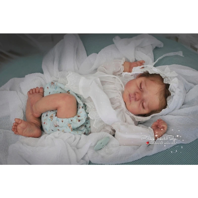 21 Inch Unassembled Sleeping Doll Kit Eric Unpainted Blank Color  DIY Accessories