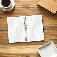 2Pcs Sturdy PP Cover Accounting Ledger Book Money Management Journal for Office Warehouse School Home Budget Tracking Expense 6