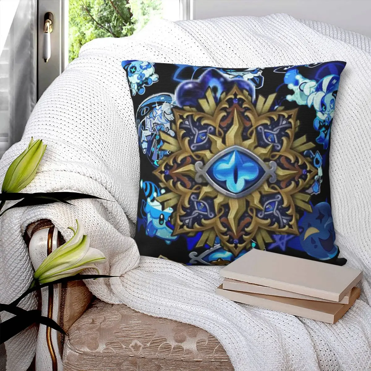 

Тень молоко Cookie Run Kingdom милый мультфильм аниме квадратная наволочка наволочка Декор комфортная декоративная подушка для домашнего автомобиля