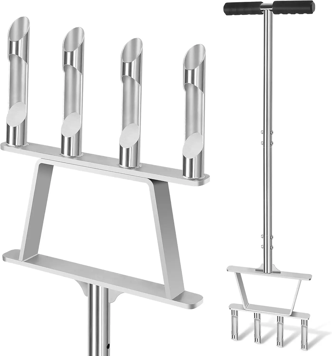 

Многофункциональный ручной аэратор для газона с одной и двумя лопастями, ручной толкаемый аэратор для газона, металлический инструмент для аэрации газона