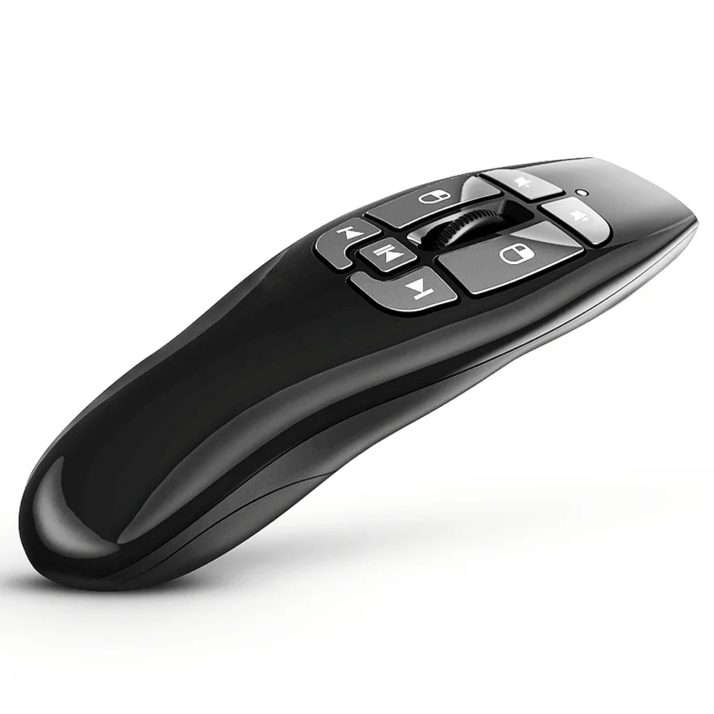 F9 Mini Wireless Air Flying Mouse 2.4GHz Ergonomic Palm-Sized Remote Control for Multimedia Somatosensory Use in Wedding Speech