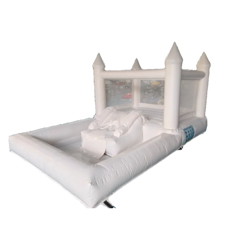 Commercial grade PVC bounce room Inflatable bounce room White bounce room with children's party ball pit