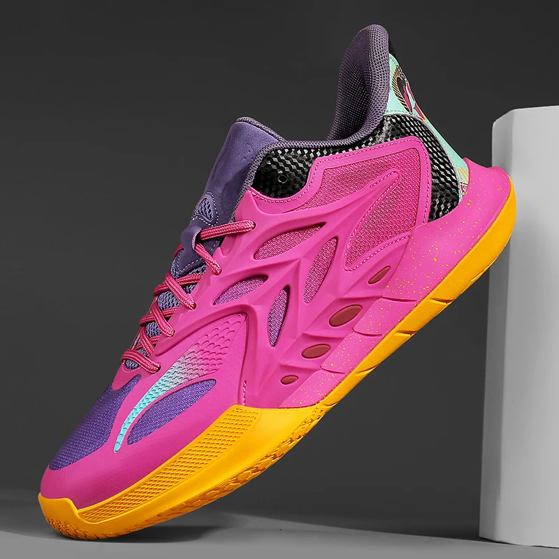 

Новинка 2023 года, баскетбольные кроссовки для пар, дышащая баскетбольная тренировочная обувь, удобные баскетбольные кроссовки, нескользящие уличные кроссовки