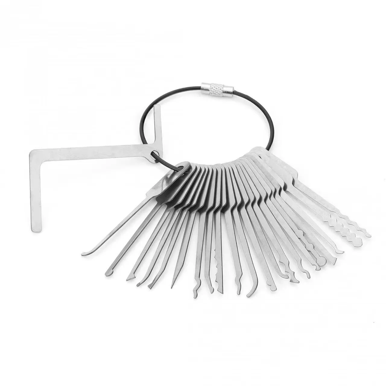 22 in 1 Full Set Universal Wrench Suitable Tool Portable Tool for Unlocking Doors Use Opening Doors When Keys Are Forgotten