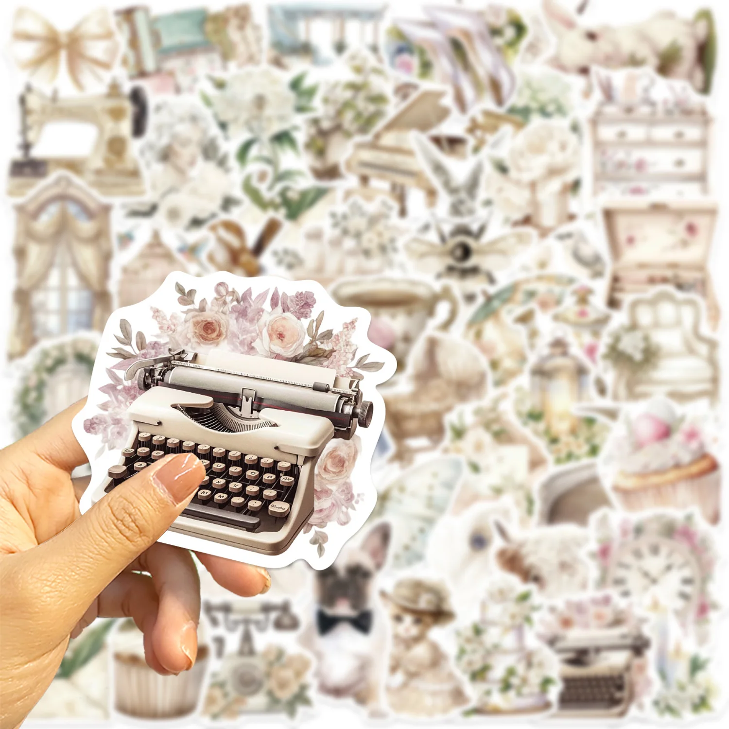 10/50PCS De Witte Renaissance Graffiti Stickers Esthetiek Cartoon Decal Notebook Telefoon Gitaar Skateboard Waterdichte Sticker