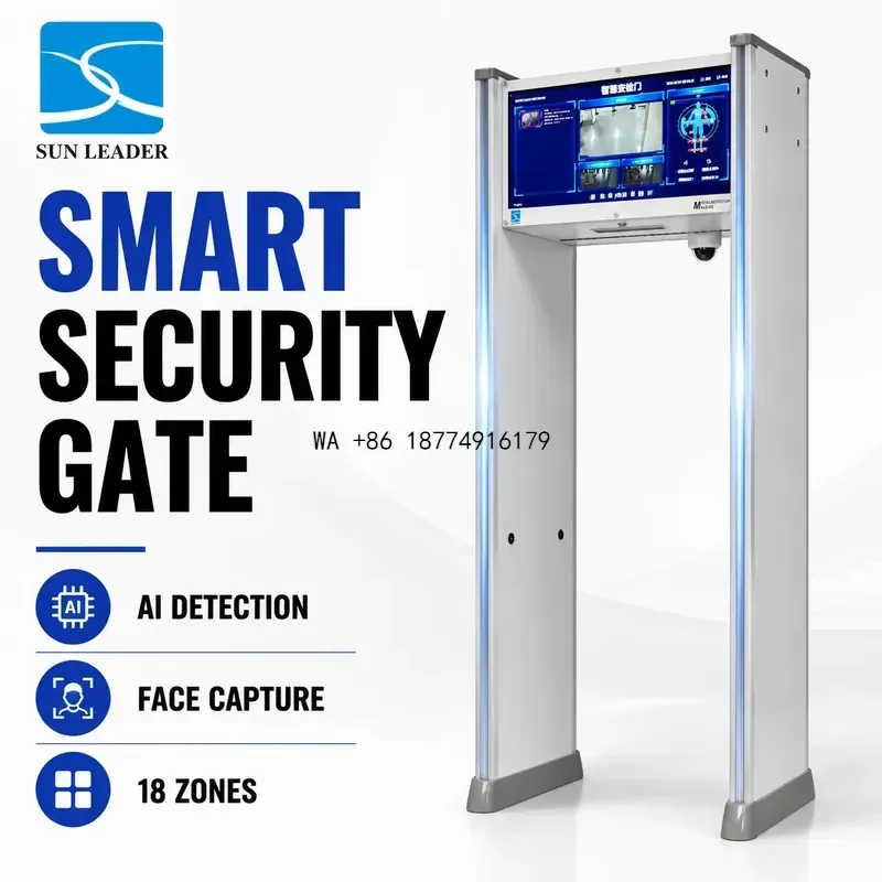wmwmnu Walk Through Metal Detector Security Scanner Door for School Factory Event with Capture and Multi ZoneOEM
