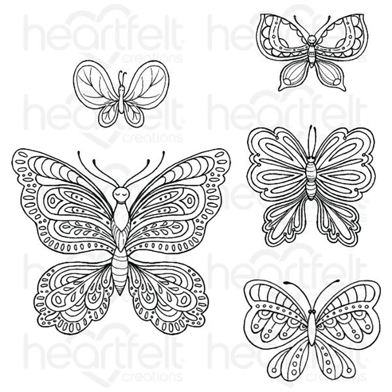 Fan-shaped Outline of Large Butterfly Dies Scrapbook Diary Decoration Stencil Embossing Template DIY Greeting Card Handmade - view 4
