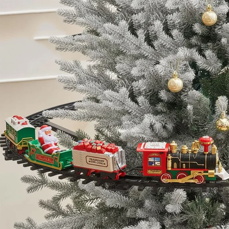 

Xmas Musical Train Track Set | Electric Toy & Tree Decoration – Top Holiday Gift for Kids!
