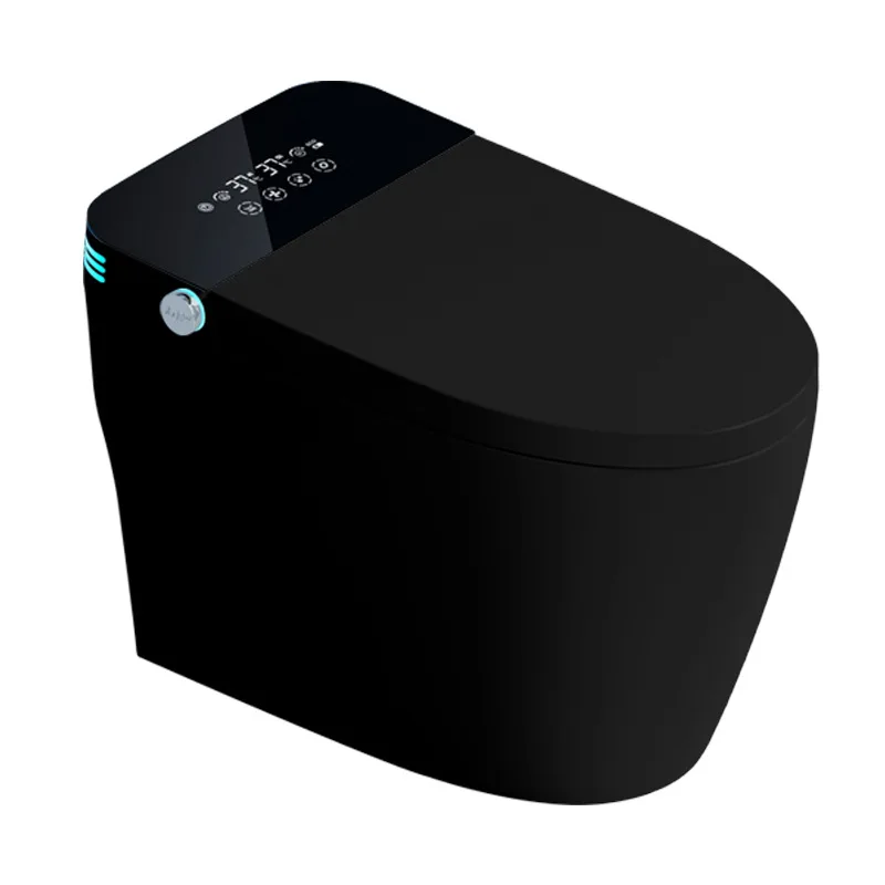 

Black smart toilet automatic flip integrated gun gray household electric instant thermal remote control flush toilet