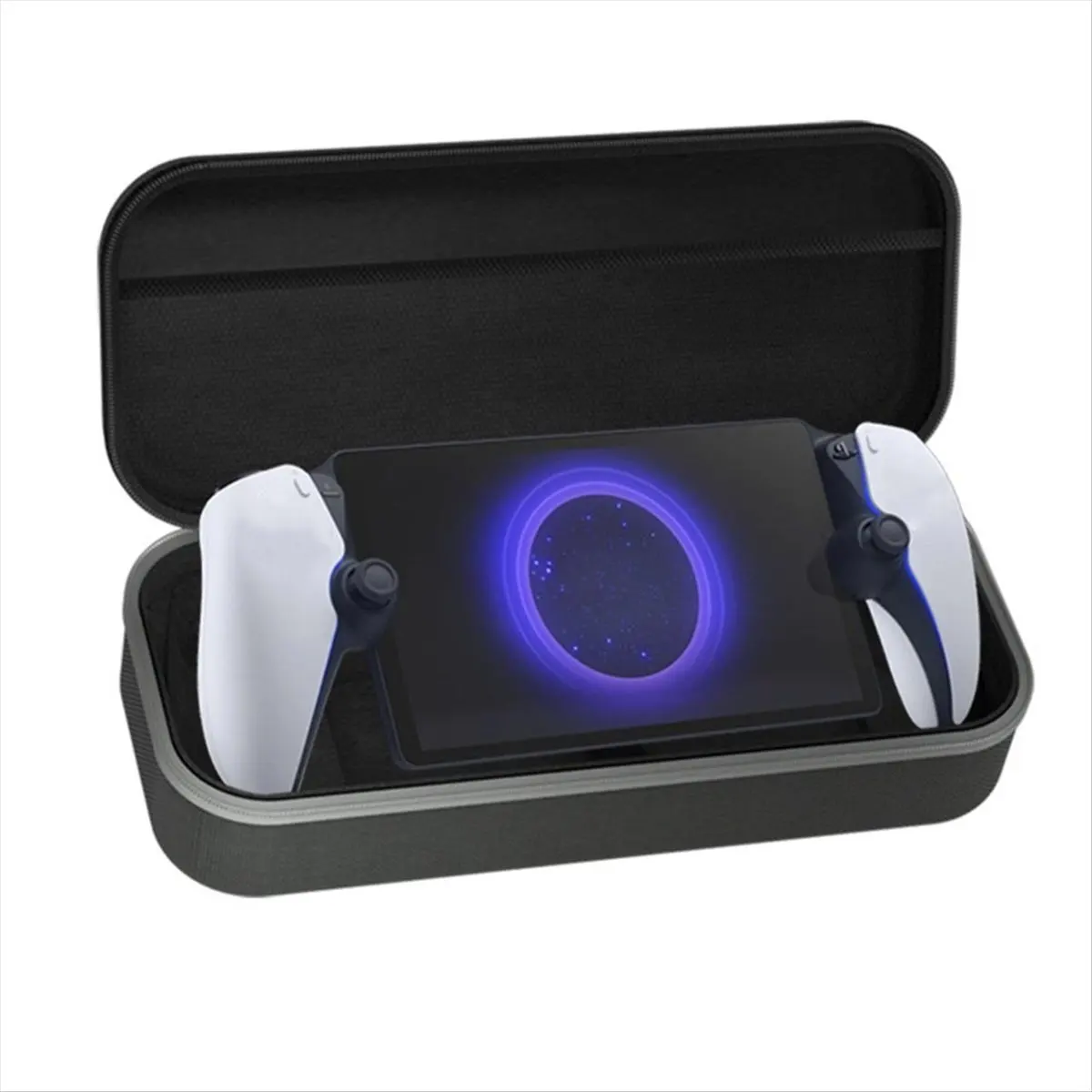 Protective Carrying Case for Portal Hard Shell with Accessory Storage and Mesh Bag for PS Portal Accessories