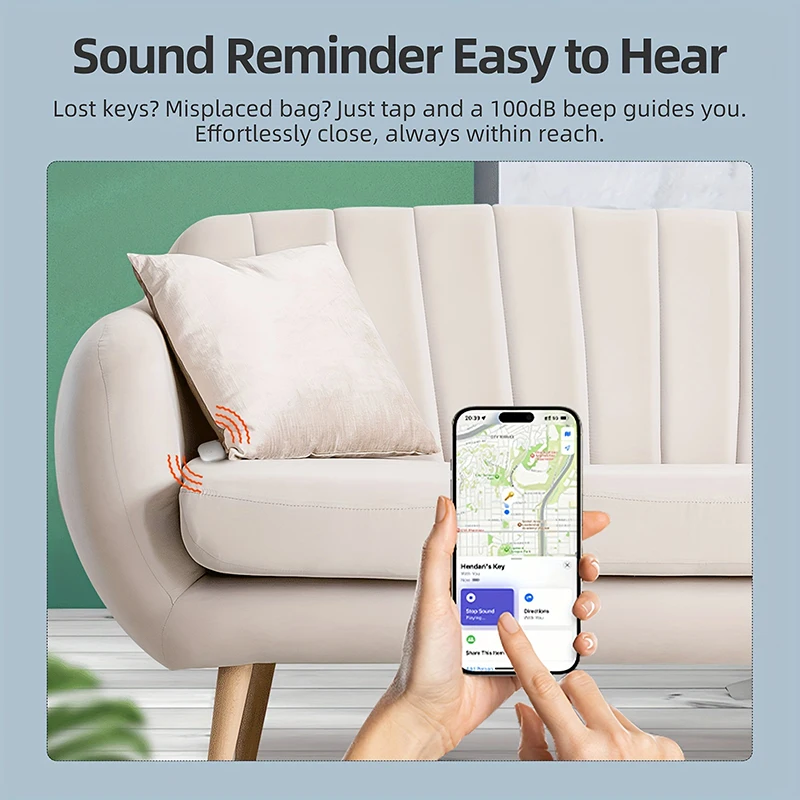 Smart  Mini Tracking Device For Apple Find My Key Child Finder Pet Car GPS Lost Tracker Smart Bluetooth Tracker IOS System NEW