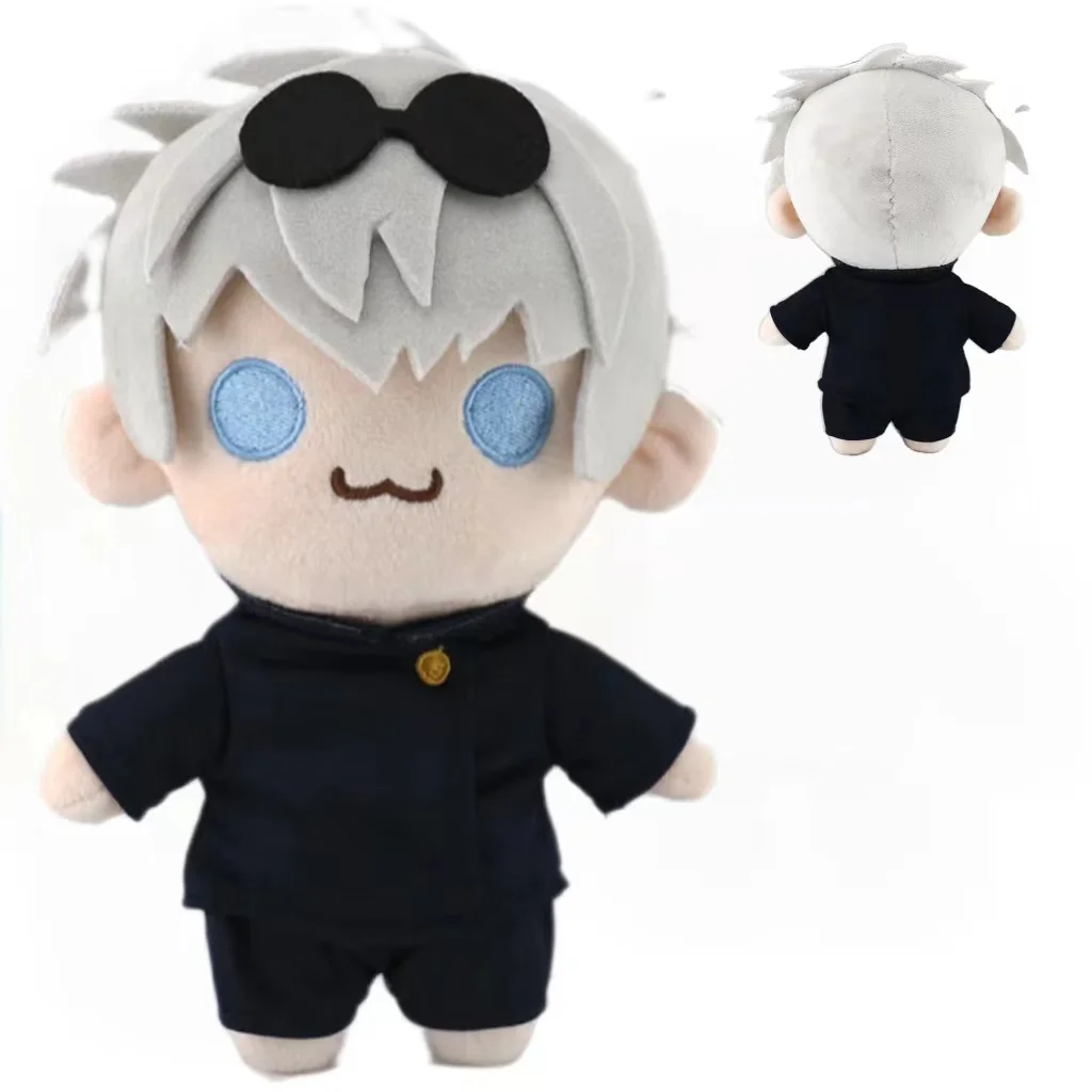 

22CM Kawaii Jujutsu Kaisen Plush Toy Cartoon Game Character Satoru Gojo Getou Suguru Plush Doll Jujutsu Kaisen Doll