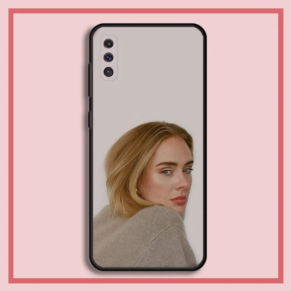 Adele Adkins Singer Phone Case For Samsung S23,23,22,30,21,10,9,Note20 Ultra,Lite,Ultra,5G,Plus,FE,Black Soft Case