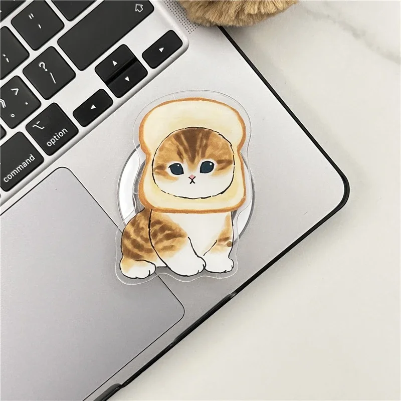 Korea Cartoon Cute Cat Kitten for Magsafe Magnetic Phone Griptok Grip Tok Stand for IPhone Foldable Wireless Charge Case Holder