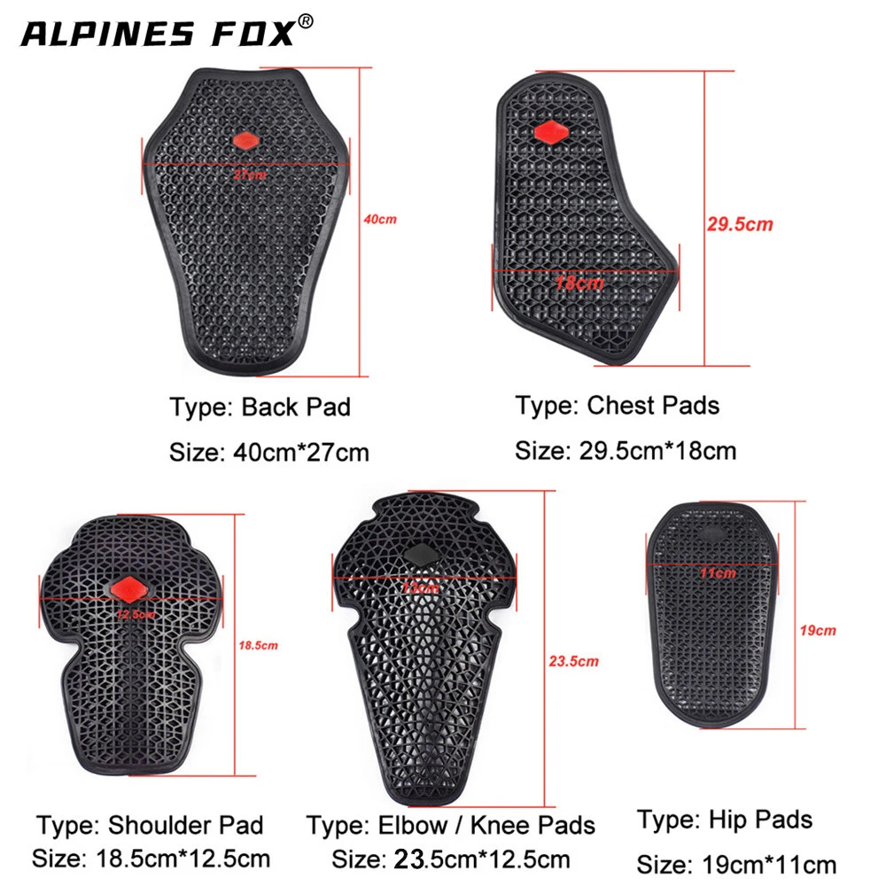 Universal Motorcycle Jacket Built-in Protection Pad CE Certification Motorbike Jacket Insert Armor Chest Pads Moto Equipment