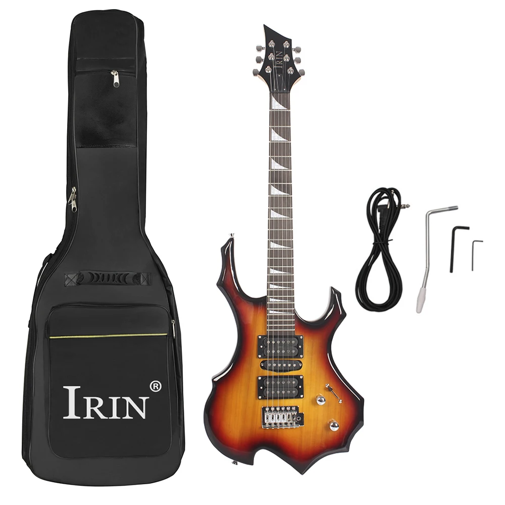 

IRIN 6 Strings Electric Guitar 24 Frets Maple Body Neck Electric Guitar Guitarra With Bag Necessary Guitar Parts & Accessories