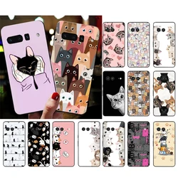 Cute Kitten Cat Phone Case for Google Pixel 10 9 Pro XL 9A 8 7 6 Pro Pixel 8A 7A 6A Pixel 8 7 6 5