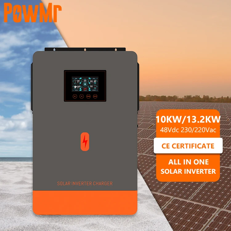 PowMr New Model 13.2KW 10KW 220Vac/230Vac Max PV Array Power 16000W Dual Output Multi-function Solar Inverter