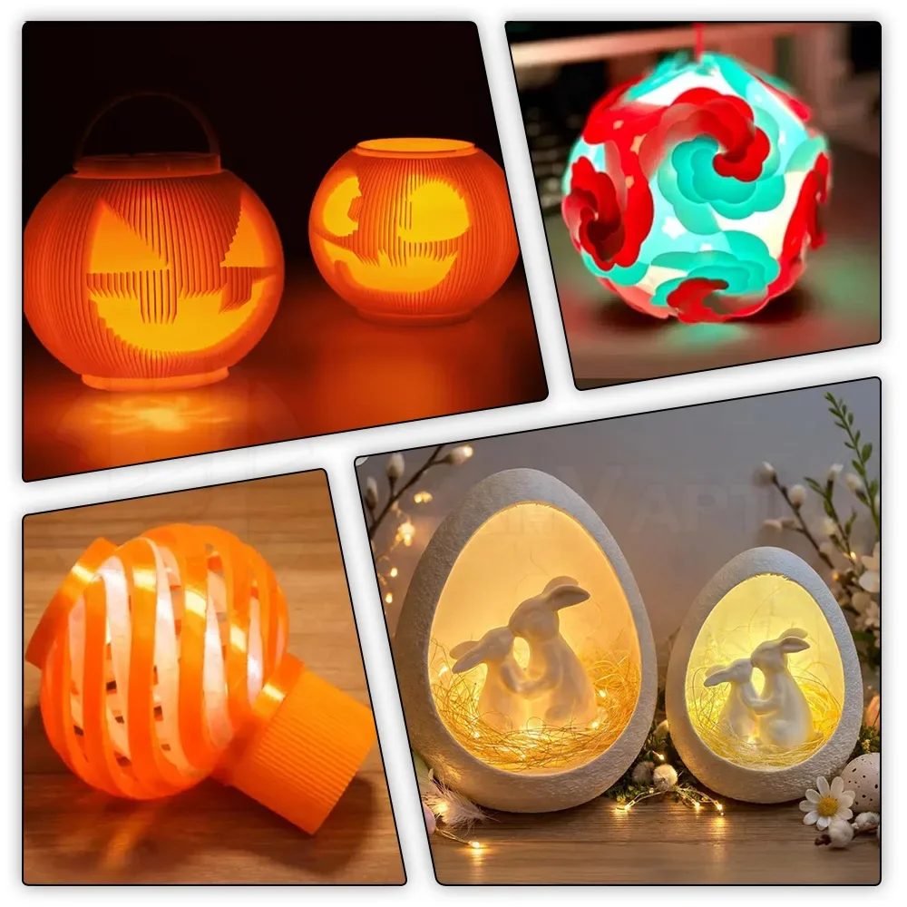 For Bambu Lab KC007 16 Color RGBW Spherical LED Ambient Puck Light Dual Control Press Button Remote Light for 3D Printed Models