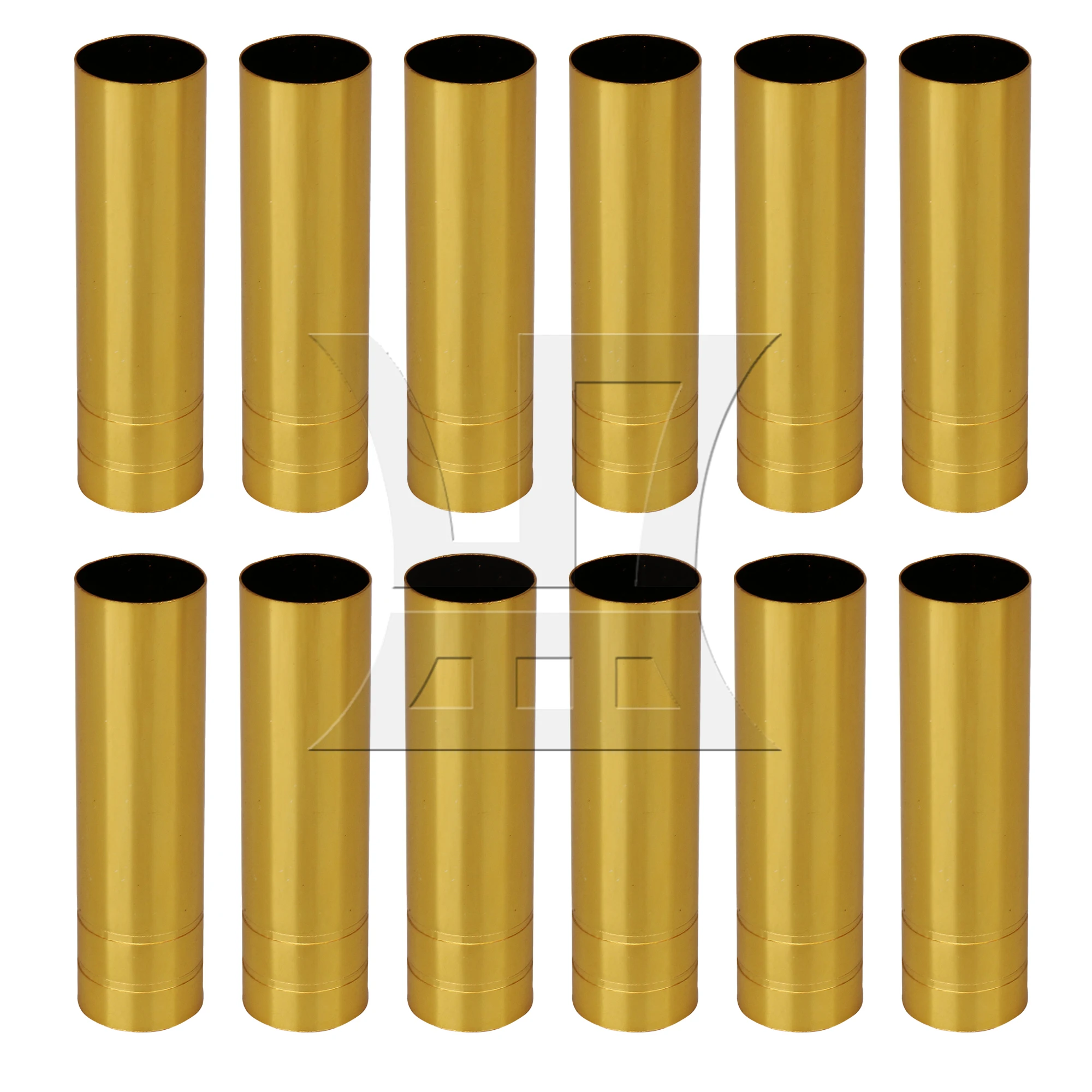 

12x Golden Chandelier Candle Cover Sleeves for E14 Lamp Holder 10x2.5cm
