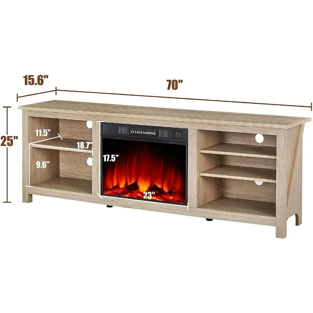 Fireplace TV Stand  with 23