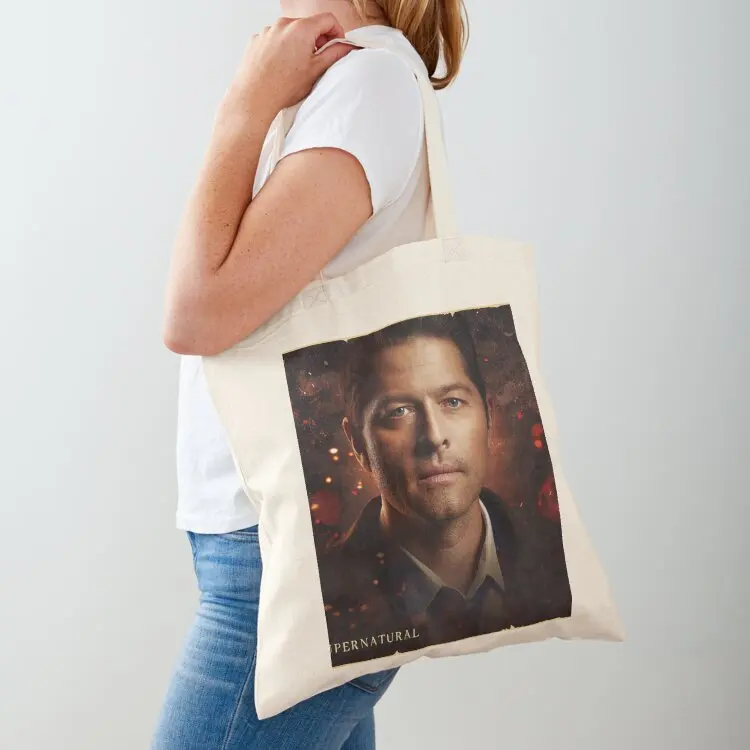 

SPN FINALE CASTIEL Tote Bag Canvas bag canvas shopping bag personalized tote shopping