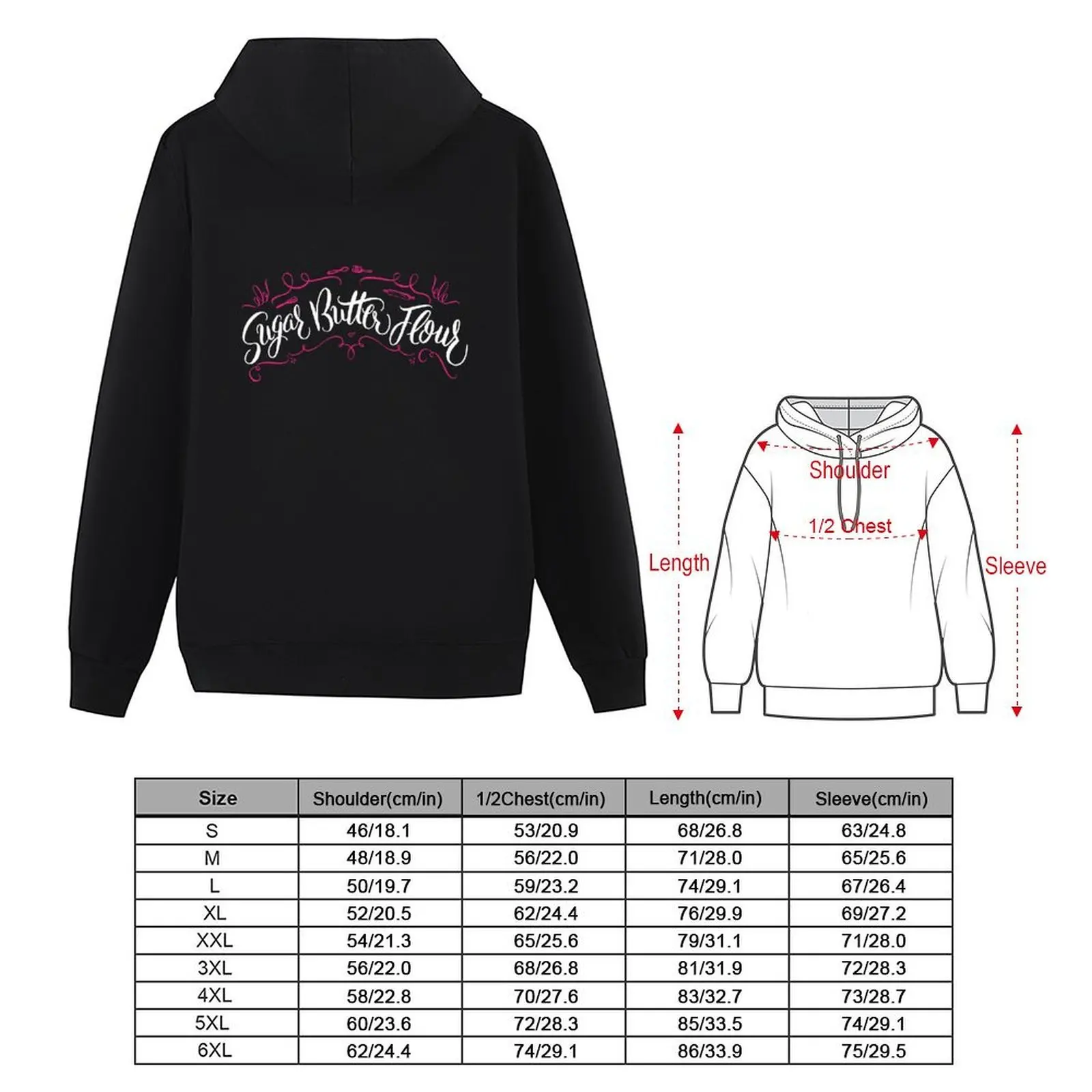 Sugar Butter Flour logo - Waitress the Musical - Broadway, West End Hoodie blouse anime clothing autumn jacket men mens hoodies