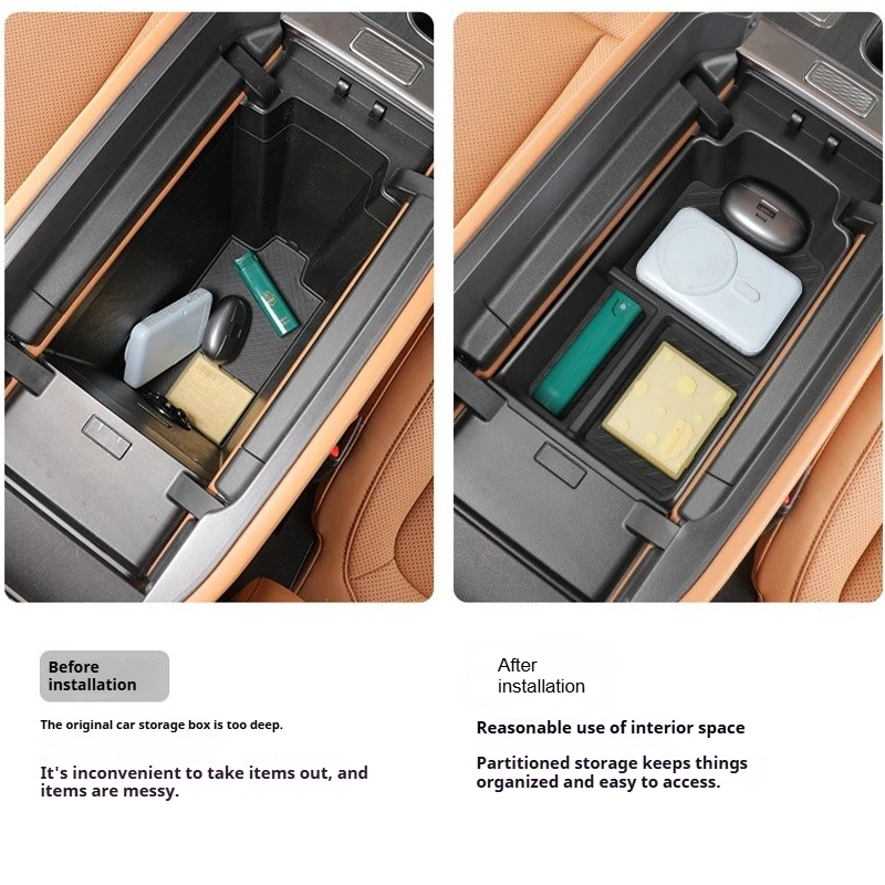 Für Chery ICAR V27 Auto-Armlehnenbox Erweiterbare Aufbewahrungsbox Mittelkonsole Armlehnen-Aufbewahrungsfach Modifikationszubehör – Detail 4