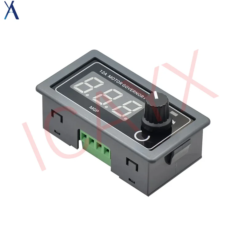 ZK-MGP PWM DC Motor Speed Controller 1KHz-99KHz Frequency Adjustable Motor Governor LED Dimming DC 5-30V 12A Dual MOS Driver