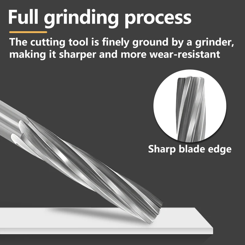 WALTETAP 1.1 -12.05mm 초경 리머 코팅 나선형 스트레이트 플루트 H7 척킹 경화 강철 금속 CNC 구멍 도구