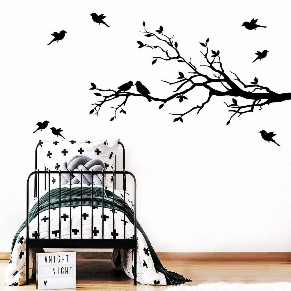 Adesivi Murali Impermeabili Per Uccelli E Alberi In Stile Americano Decorazioni Per Pareti Per La Decorazione Della Parete Del Soggiorno Della Camera Dei Bambini
