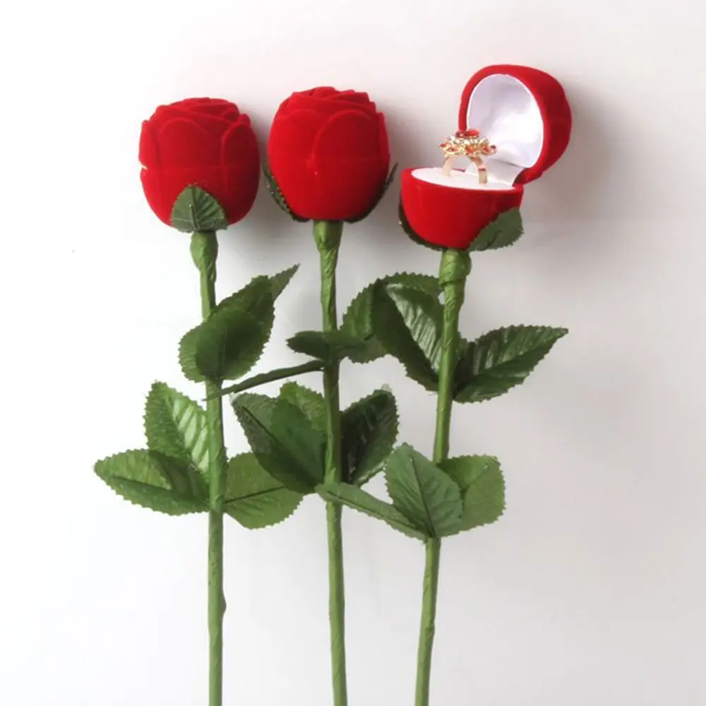 Red Velvet Jewelry Box - usage example