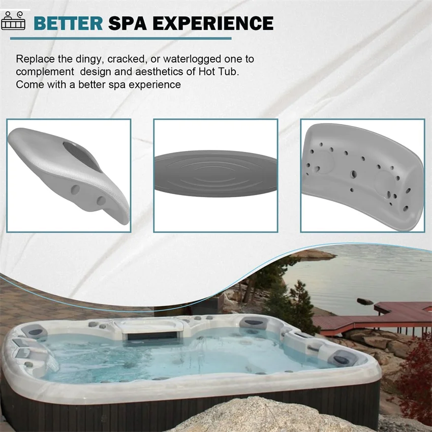 ANX Ersatzkissen für Sundance 850 und 880 Serie Spa (2001-2008) (1 Stück) Chevron Spa-Kissen mit Einlage 6472-960 – Detail 6
