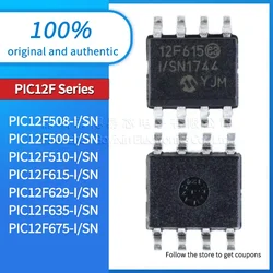 Original genuine PIC12F675 PIC12F635 PIC12F629 PIC12F615 PIC12F510 PIC12F509 PIC12F508-I/SN package SOIC-8