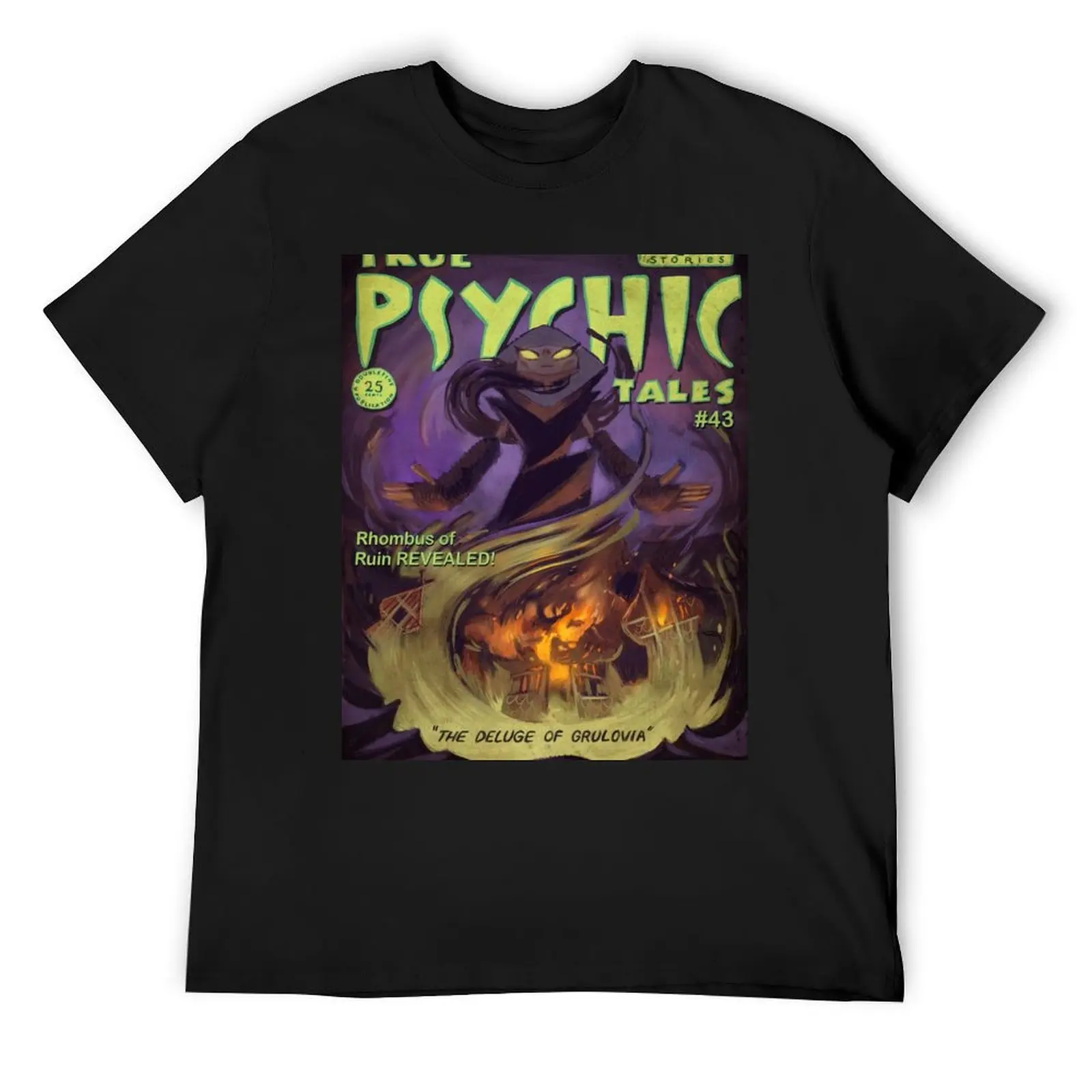 Psychonauts 2 True Psychic Tales T-Shirt anime plus size tops men graphic t shirts