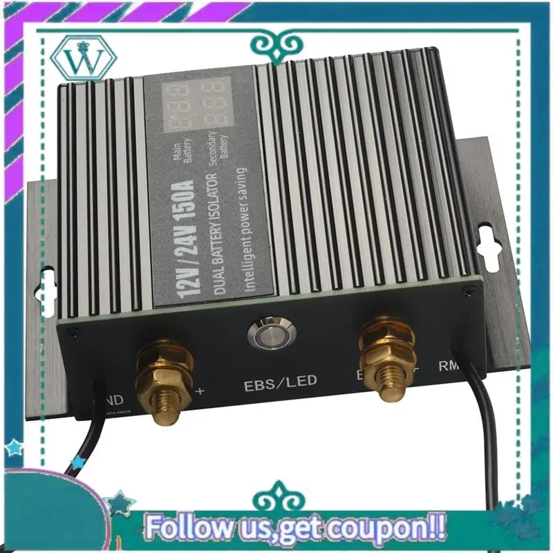 

Комплект изолятора двойной батареи AA92-150 А, интеллектуальный изолятор двойной батареи для автомобиля RV ATV UTV Кемперы Грузовик Лодка Запасные части Аксессуары