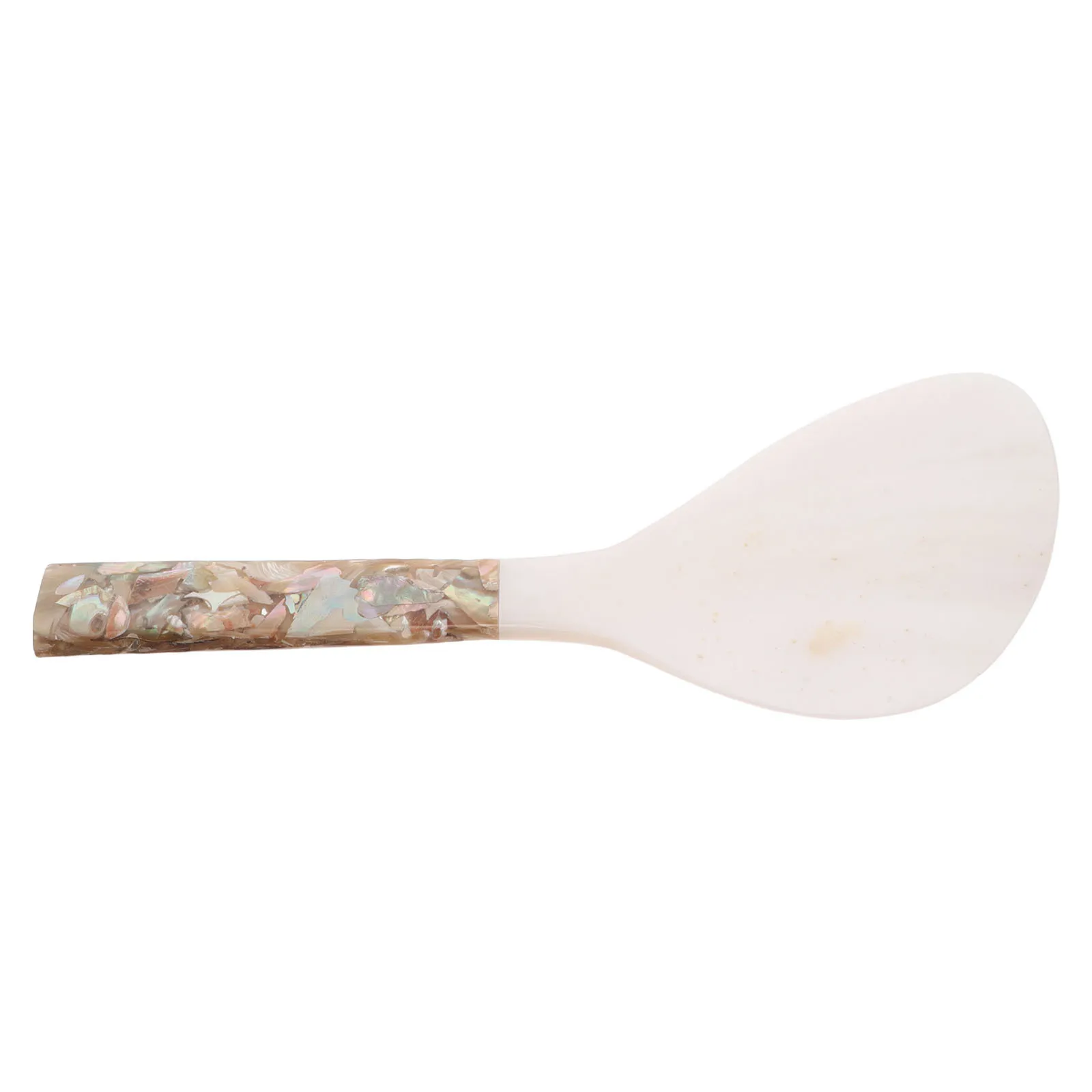 

Non Stick Rice Spoon Shell Design Ergonomic Handle Kitchen Serving Utensil for Rice Cookers Salad Stir-Frying Spatula Spoon