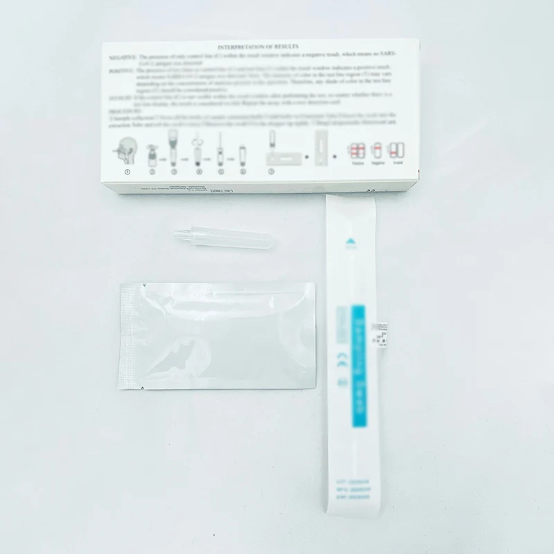 Medical Disposable Nasal Swabs and Pharyngeal Swab Extract the Tube Completely Closed, Easy to Handle Convenience Store Carry