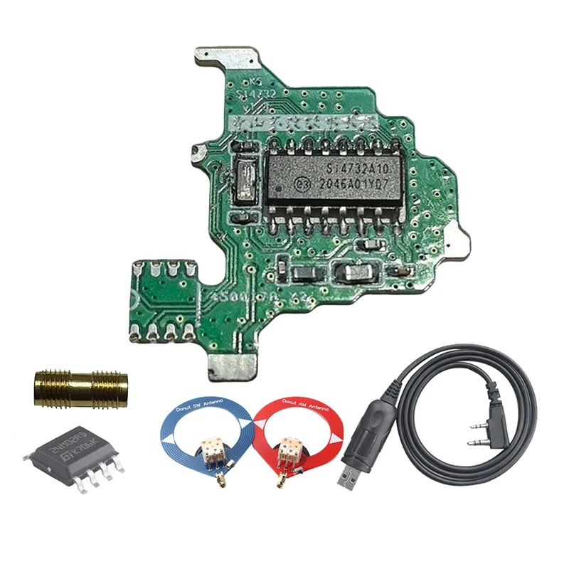 

SI4732 Radio Modification Module For Quansheng UVK5/UVK6 Short Wave FM Modification Module+2Xantenna+Programming Cable