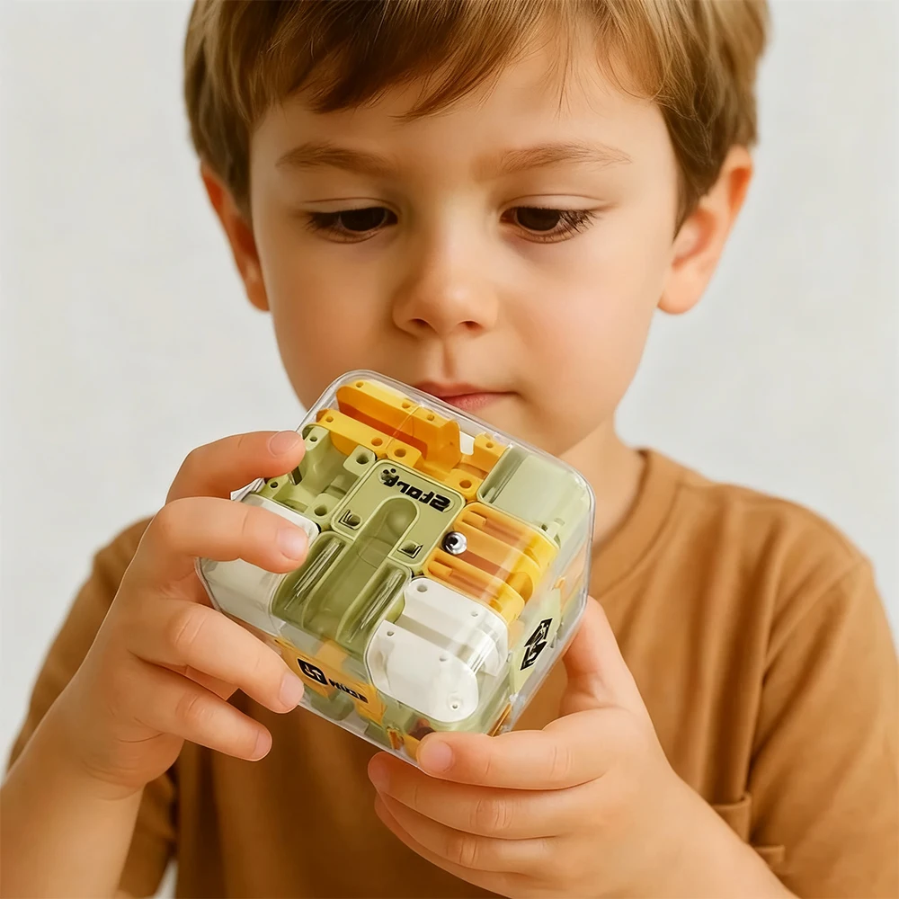 ثلاثية الأبعاد متاهة الألغاز المتاهة أُحجية مكعبات الجاذبية ثلاثي الأبعاد دعابة الدماغ الكرة لتخفيف التوتر لعبة هدية للبالغين المراهقين