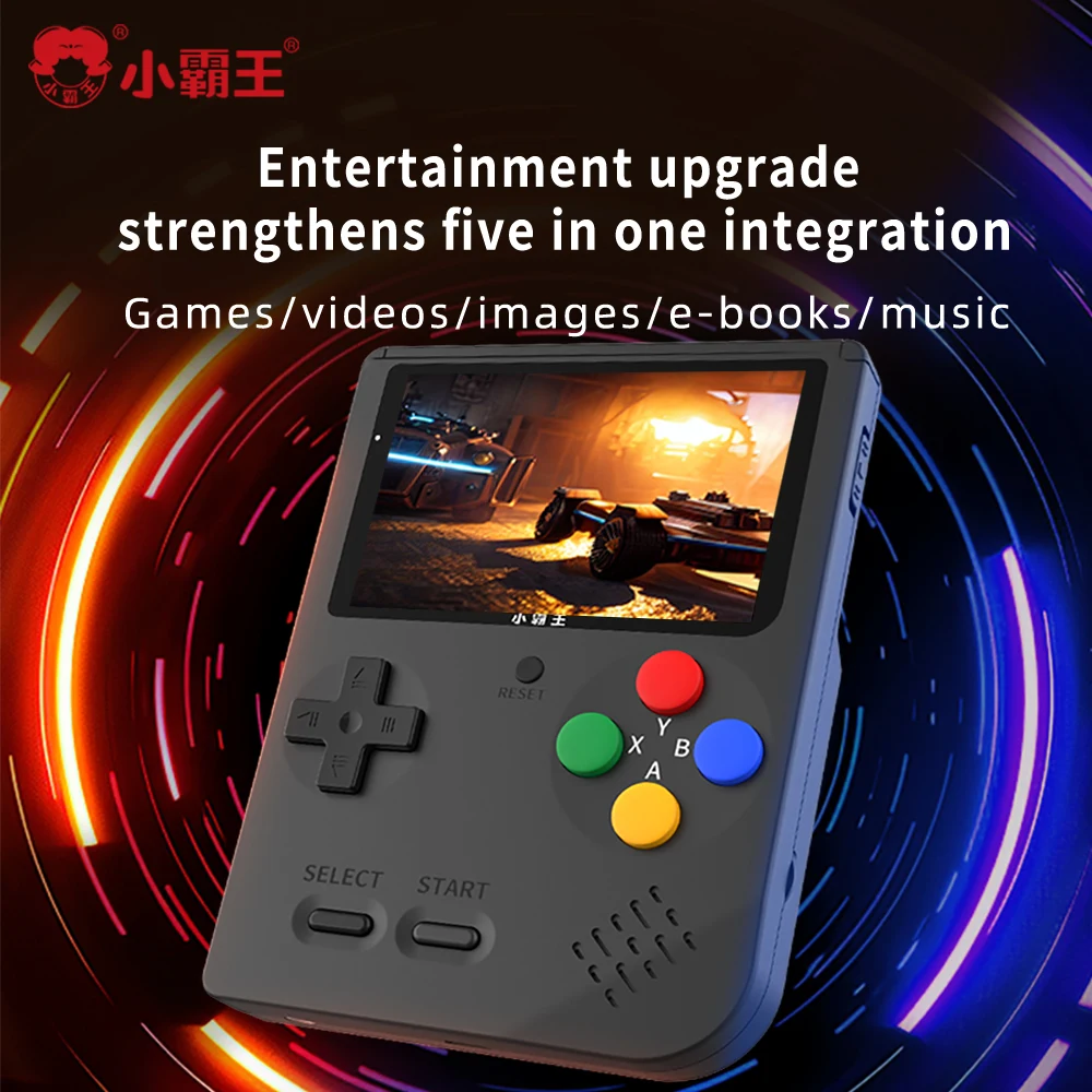 Xiaobawang New Game Console Q2 Handheld  Mini Exquisite Retro Game Console 1000mAh Battery Classic Arcade Game Console Gift