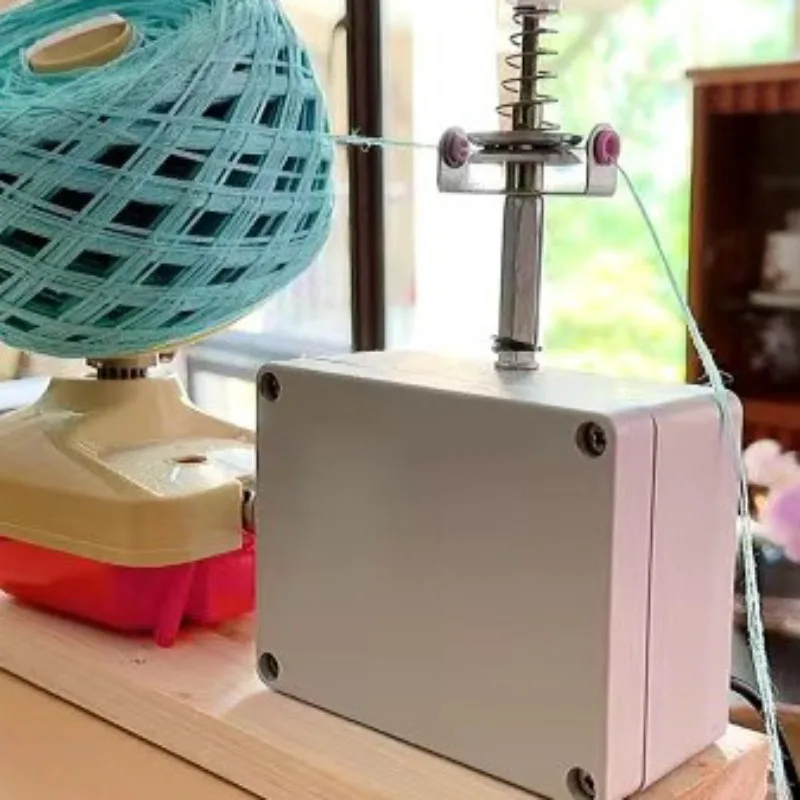 Silent Adjustable Speed Electric Yarn Winder, Wall-mounted Small Wool Thread Ball Winder, Household Knitting Rewinding Machine